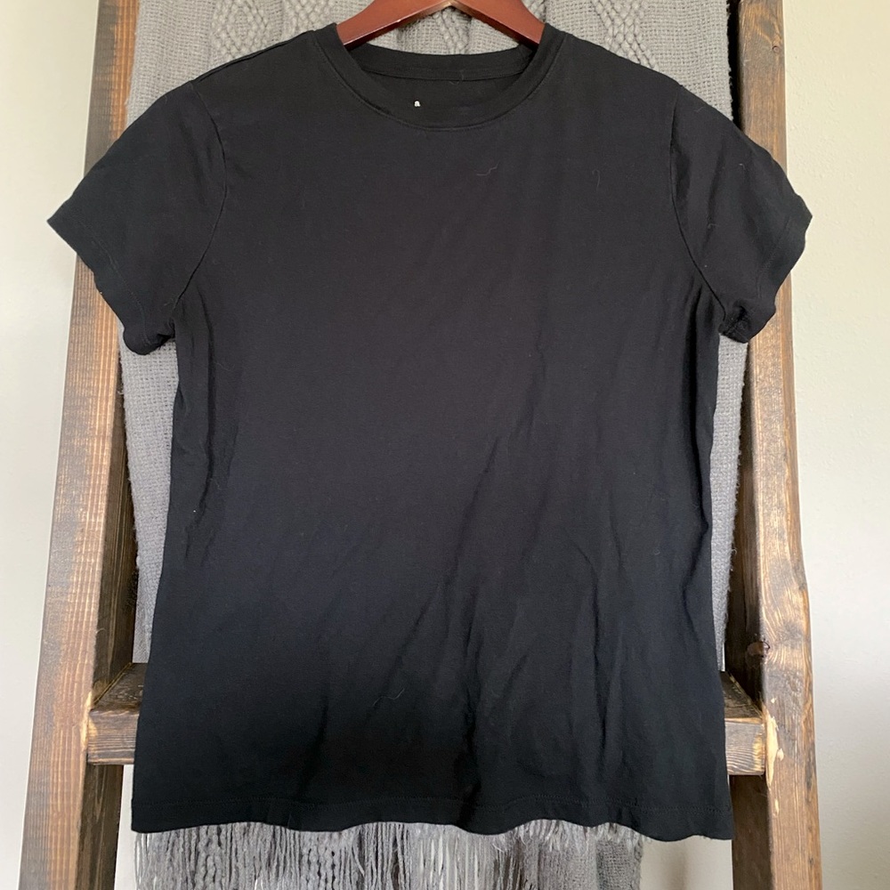 Plain black T